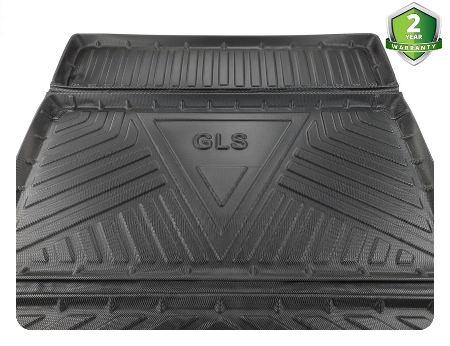 Thảm lót cốp xe ô tô qd Mercedes GLS 2015 - 2019 nhãn hiệu Macsim chất liệu TPV cao cấp màu đen