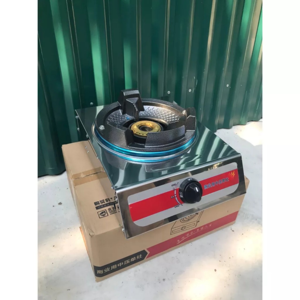 Bếp Ga Công Nghiệp 1 Họng Bếp Khè Đơn Công Nghiệp hàng nhập khẩu, Tiết Kiệm Gas, Dễ Dàng Vệ Sinh Lau Chùi