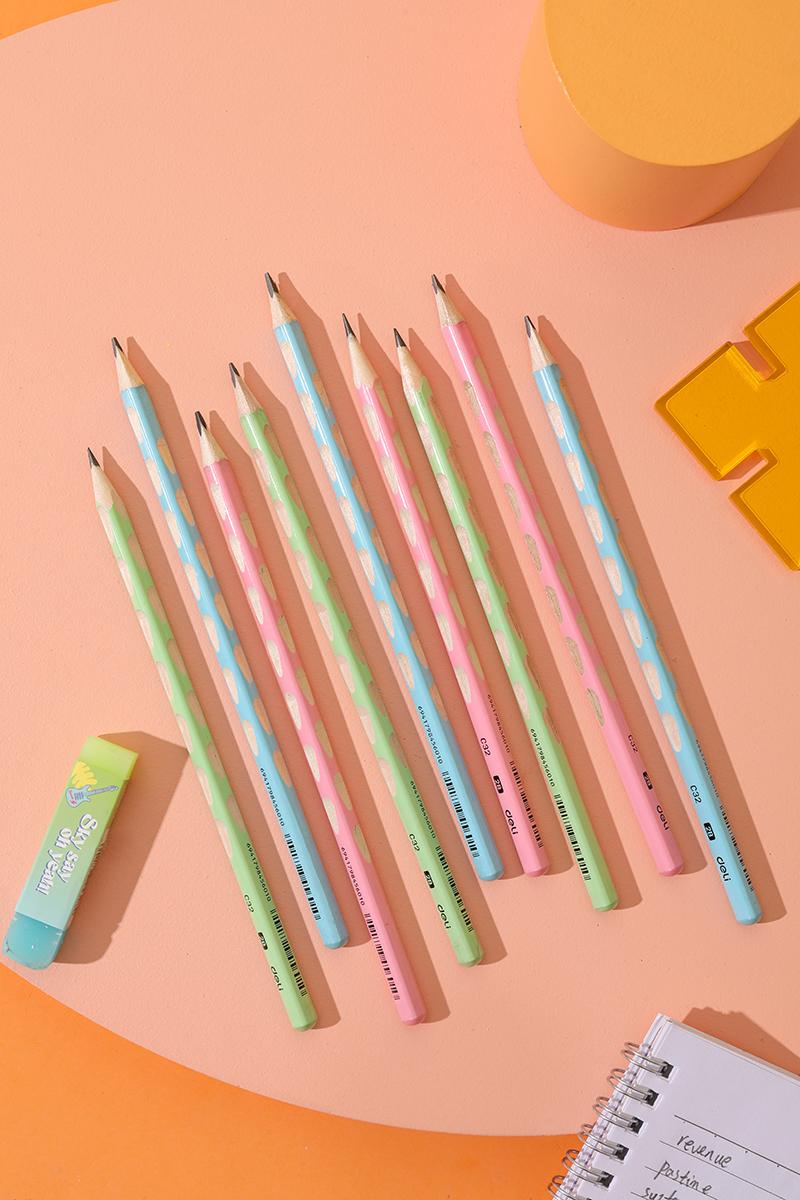 Bút Chì Định Vị Deli 2B - Phiên Bản Sơn Tùng M-TP Giới Hạn - Deli C32-2B - Màu Xanh Lá