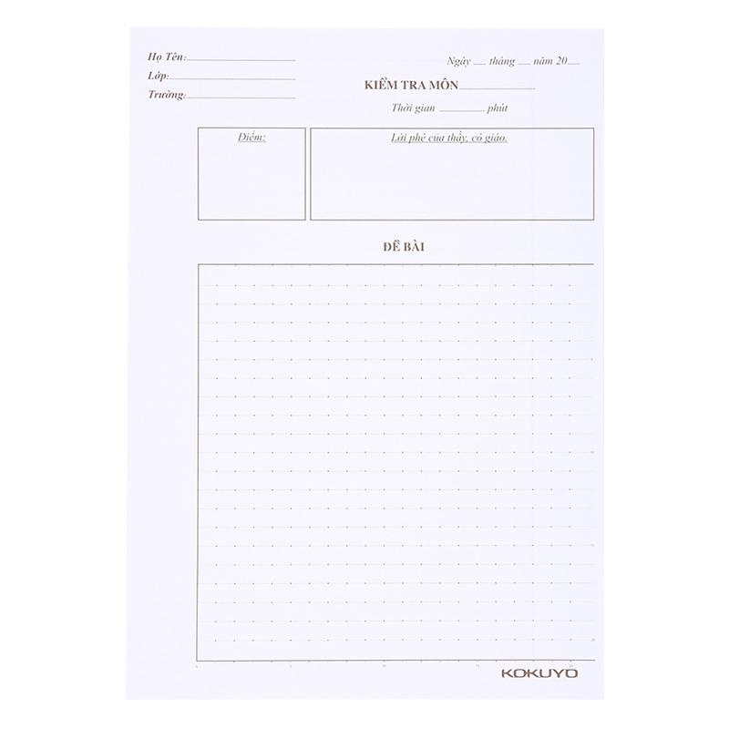 Bộ Túi Kiểm Tra Campus TP-SMT70-15 - Bao Bìa Màu Xanh