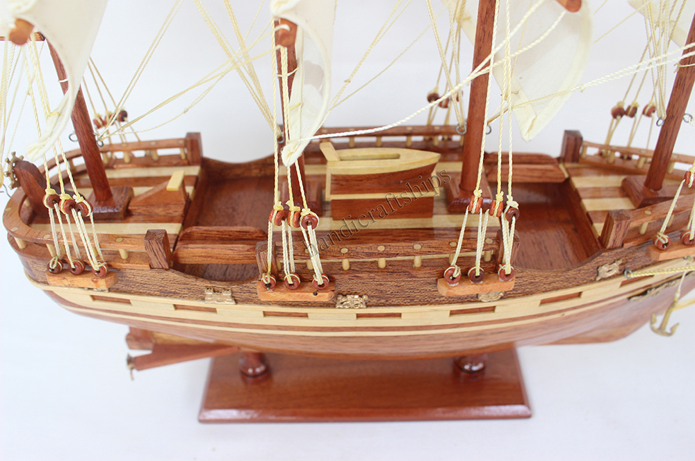 Mô hình thuyền buôn France II 56cm Thuận Buồm Xuôi Gió