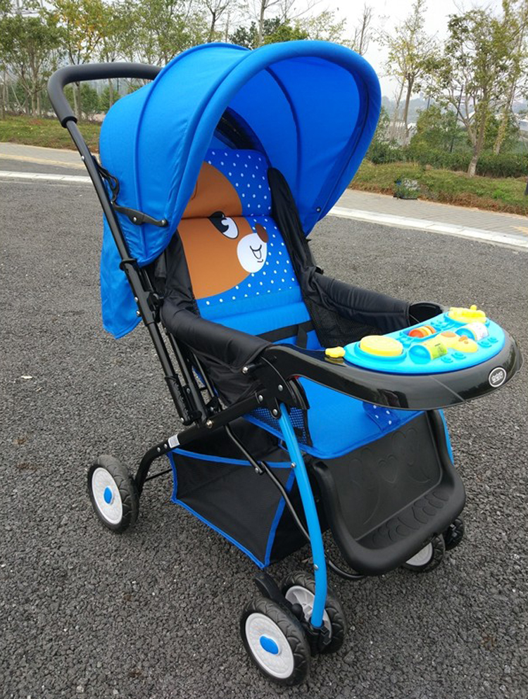 Xe Đẩy Trẻ Em 2 Chiều Có Nhạc Baobaohao 709N - Xanh