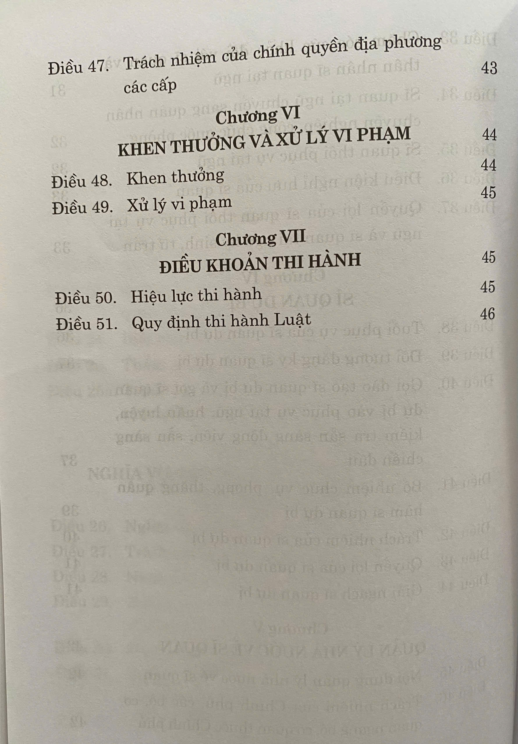Luật Sĩ Quan Quân Đội Nhân Dân Việt Nam ( Sửa đổi, bổ sung năm 2024 )