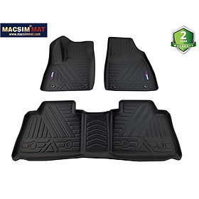 Thảm lót sàn xe ô tô MG HS 2018 - nay qd Nhãn hiệu Macsim chất liệu nhựa TPV cao cấp màu đen