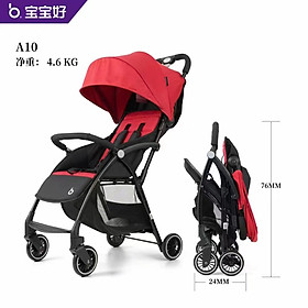 Xe đẩy gấp gọn Baobaohao A10 1 chiều, 3 tư thế Hàng chính hãng