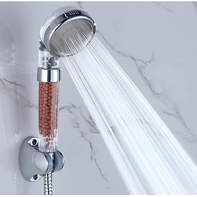 Vòi tắm hoa sen KG60 tăng áp lực nước công nghệ mới có hạt lọc nano với chất liệu inox304- Hàng chính hãng