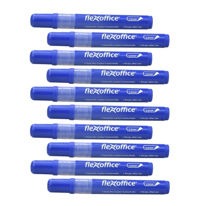 Bộ 10 Bút lông bảng FlexOffice FO-WB02