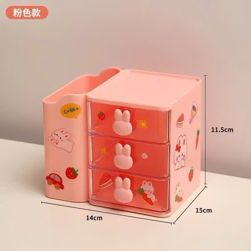 Kệ Đựng Bút Đa Năng Để Bàn – Hộp Mỹ Phẩm Đựng Đồ Trang Điểm, Tủ Để Đồ Dùng Học Tập, Văn Phòng Phẩm - HÀNG CHÍNH HÃNG MINIIN