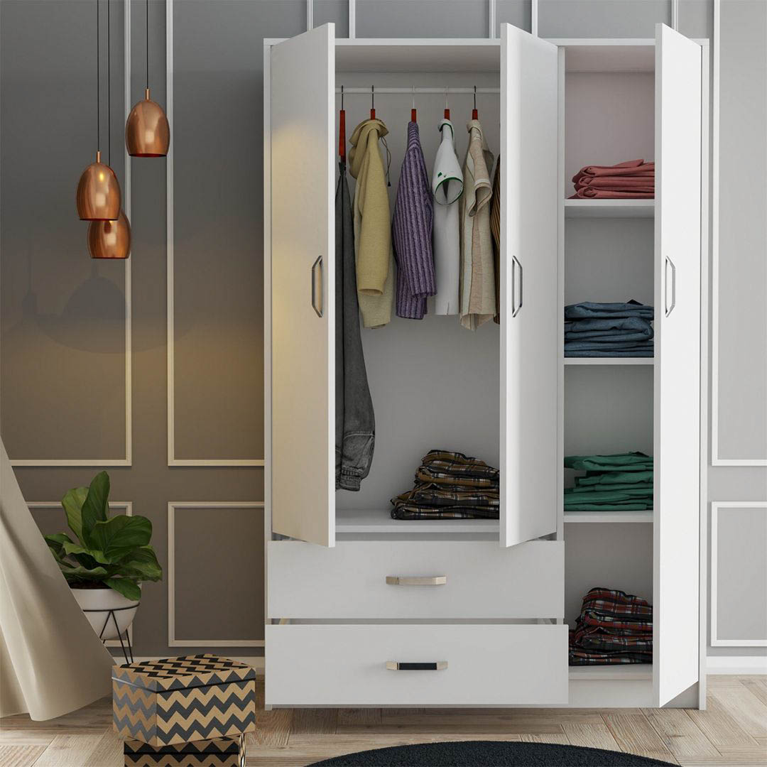 Tủ đựng quần áo giá rẻ đẹp SMLIFE Curatu