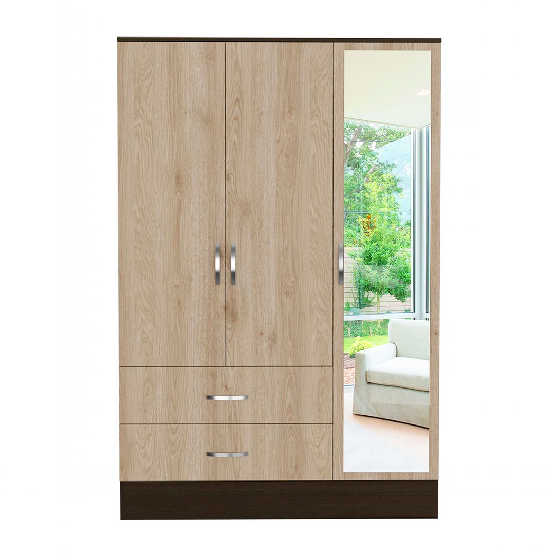 Tủ quần áo gỗ 3 cánh hiện đại SMLIFE Chamak