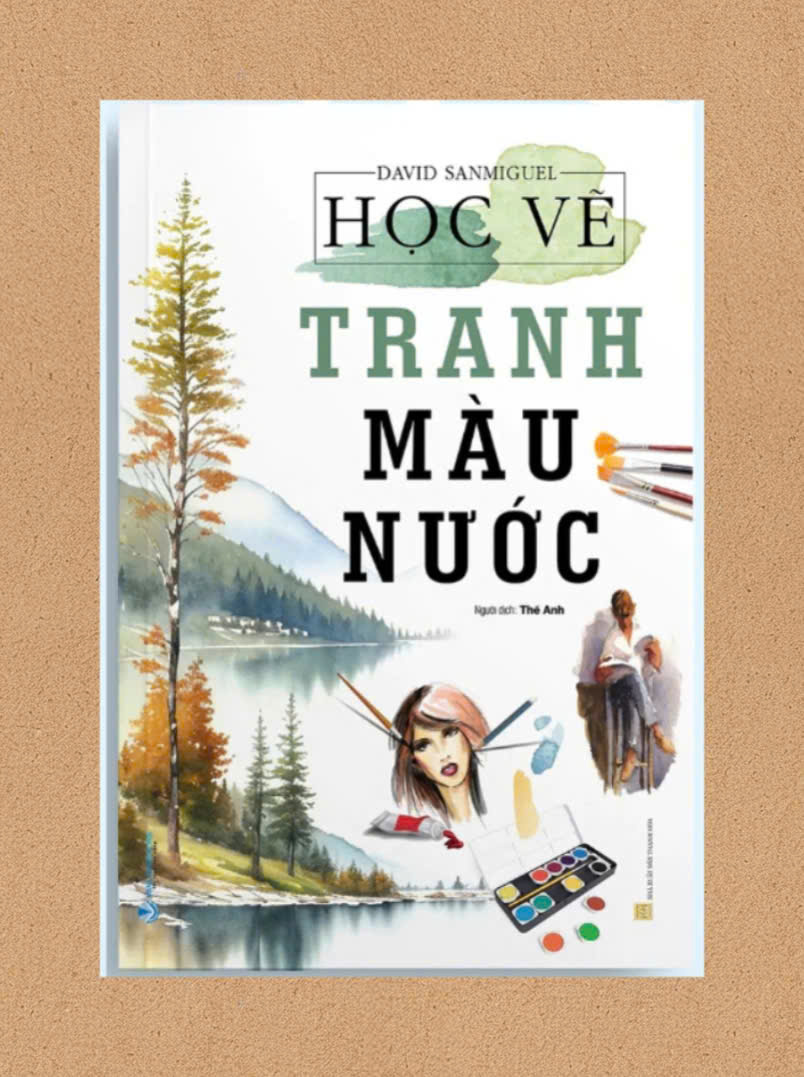 Sách - Combo 2 Quyển Vẽ Màu Nước Cho Người Mới Bắt Đầu (Tái Bản) + Học Vẽ Tranh Màu Nước ( vl)