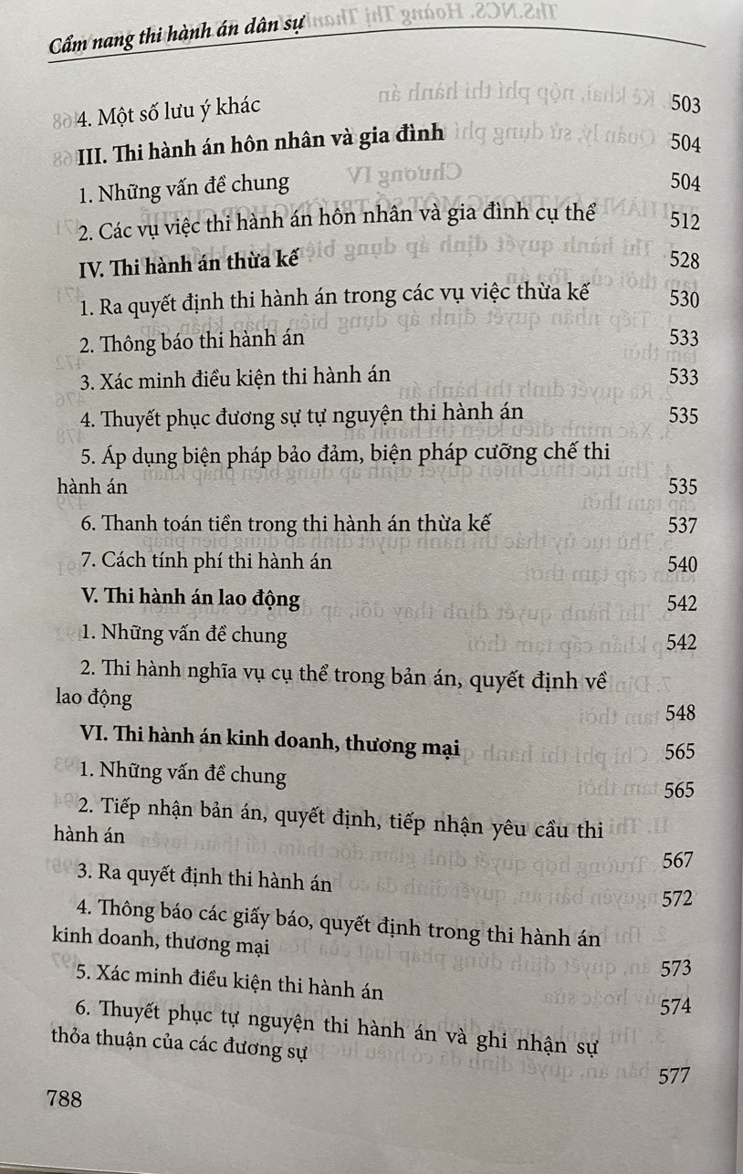 Cẩm Nang Thi Hành Án Dân Sự