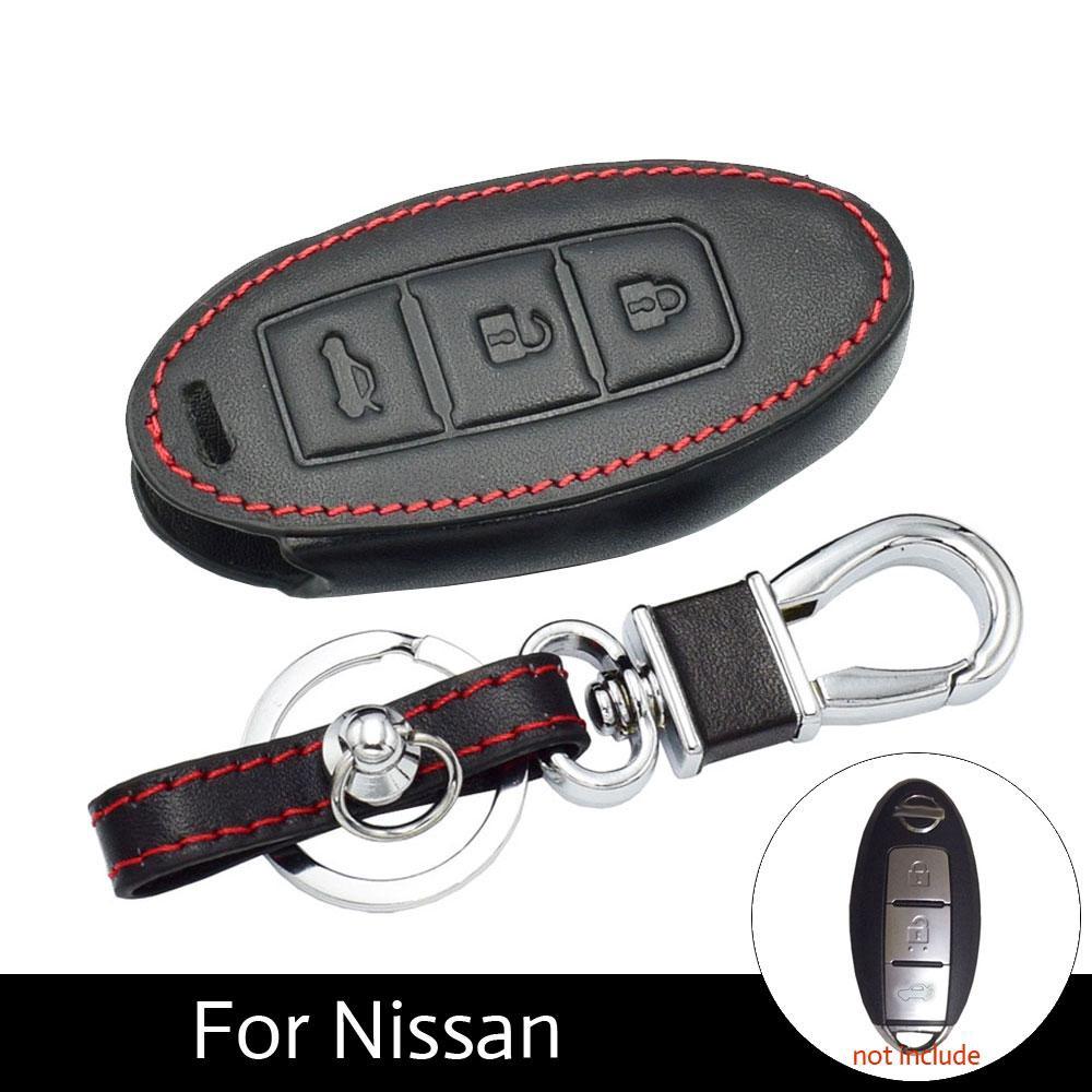 Bao Da Bảo Vệ Chìa Khóa Cho Xe Hơi Nissan Qashqai Pathfinder Versa Tidda Murano Rogue X-trail - tặng sdt tránh thất lạc
