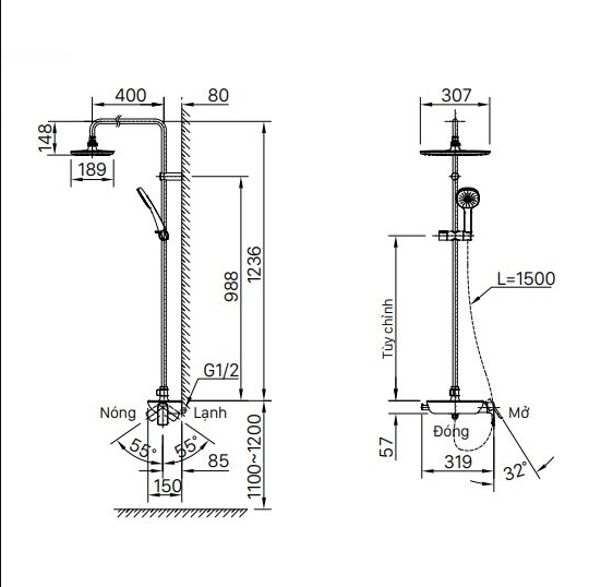 Sen cây INAX BFV-615S-8C chính hãng tiện nghi