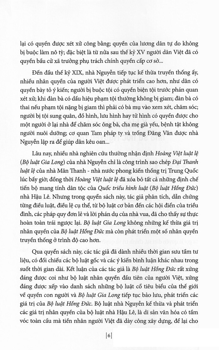Nhân Quyền Của Người Việt - Từ Bộ Luật Hồng Đức Đến Bộ Luật Gia Long