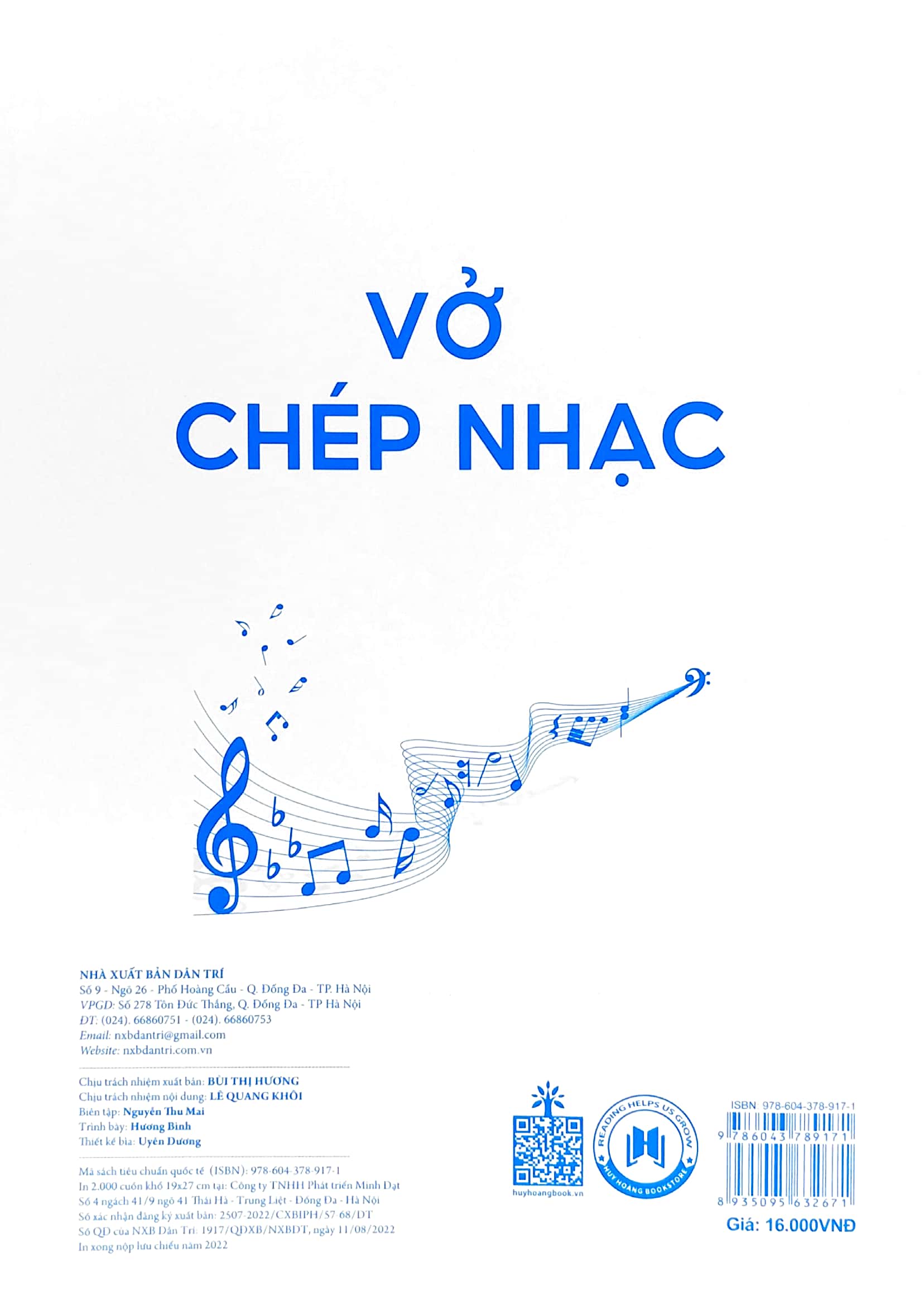 Vở Chép Nhạc 36 Trang (19*27) (HH)