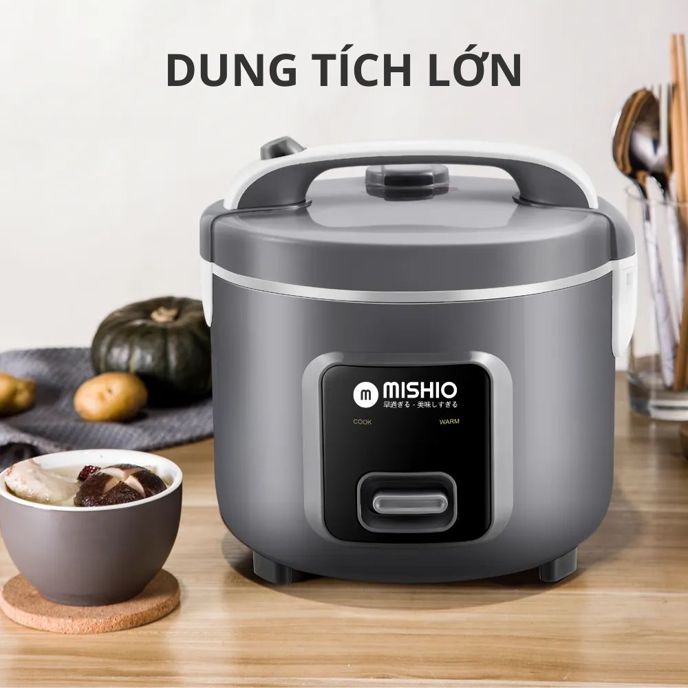 Nồi Cơm Điện lòng niêu Mishio – hàng chính hãng