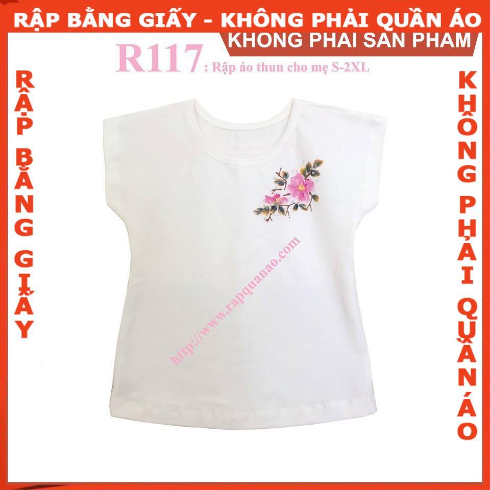 Rập giấy R117 - rập áo thun (BẢN VẼ)