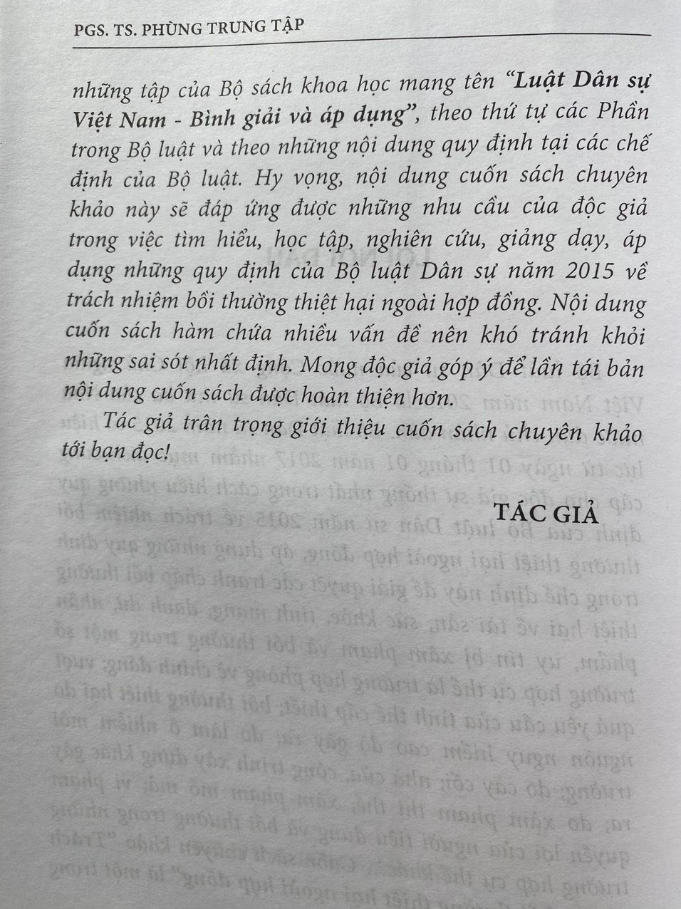 Luật Dân sự Việt Nam (Bình giải và áp dụng) - Trách nhiệm bồi thường thiệt hại ngoài hợp đồng