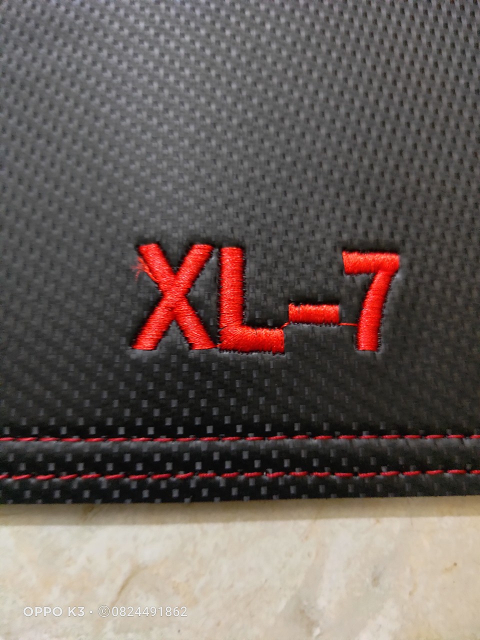 Thảm Taplo Xe Suzuki XL7 đời 2019-2021 loại da dày cao cấp 3 lớp chống trượt Da Carbon đen