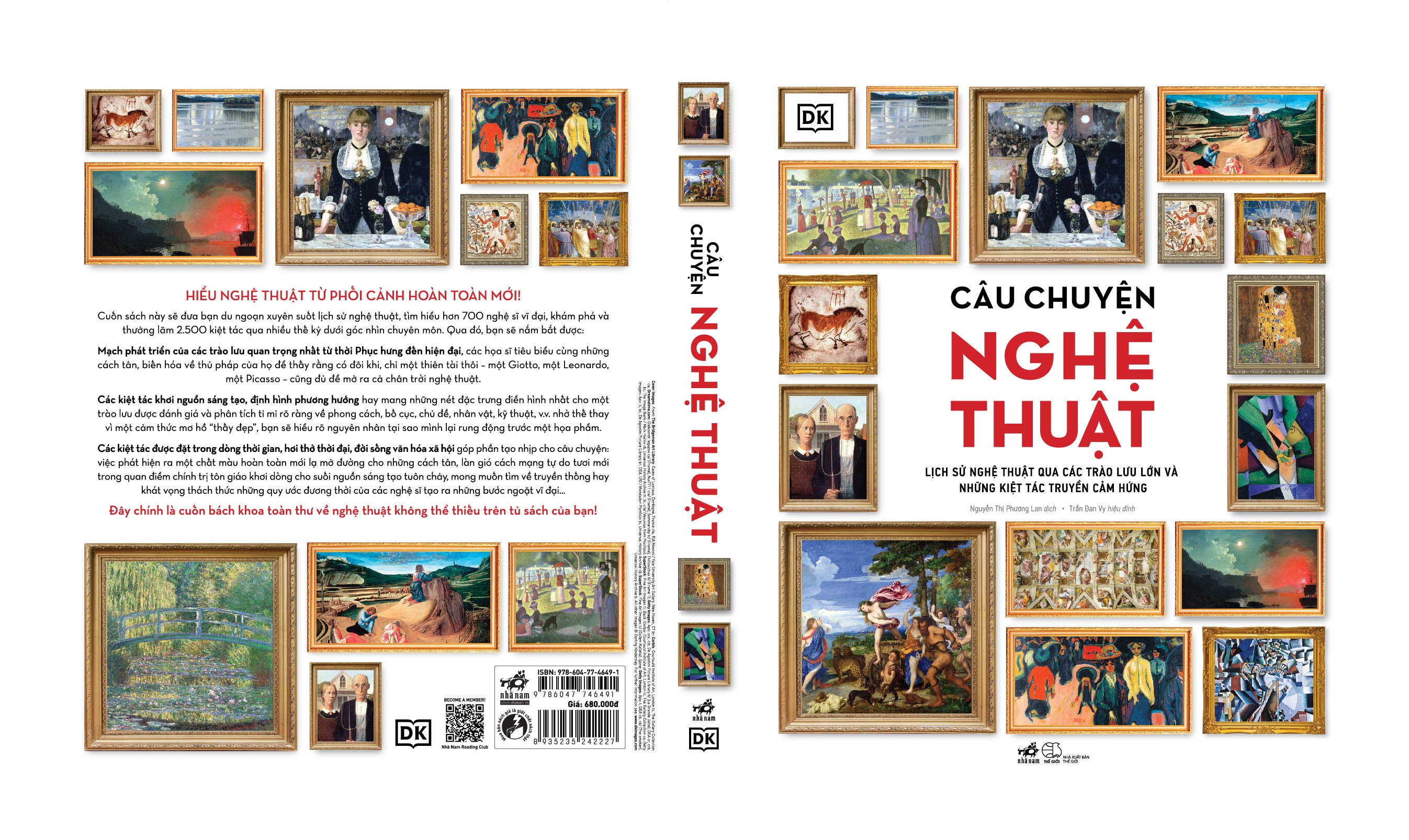 Sách - Câu chuyện nghệ thuật (The illustrated story of art) (Bìa cứng) (Nhã Nam Official)