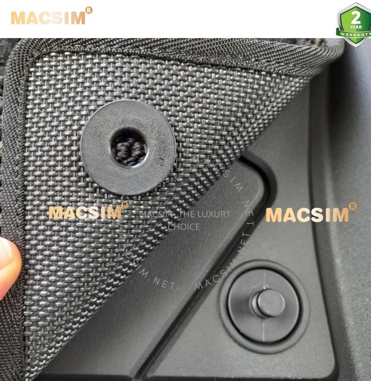 Thảm lót sàn ô tô 2 lớp cao cấp dành cho xe Mazda 3 2020-2024+ nhãn hiệu Macsim 3w chất liệu TPE