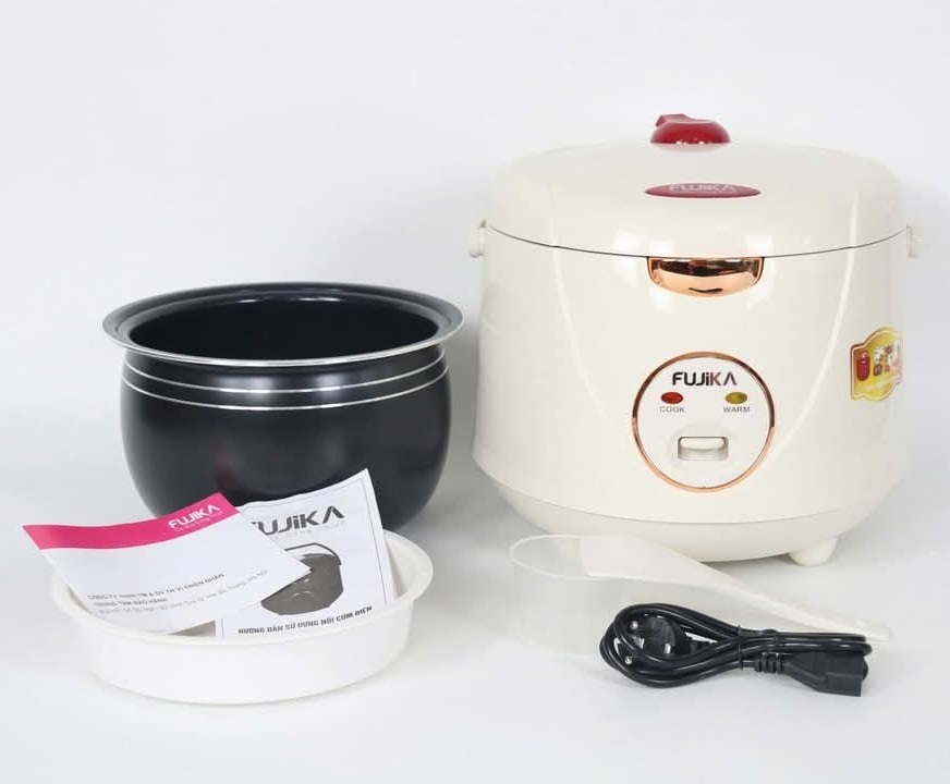 Nồi Cơm Điện 1.8L FUJIKA FJ-NC183 - Màu Ngẫu Nhiên - Hàng Chính Hãng
