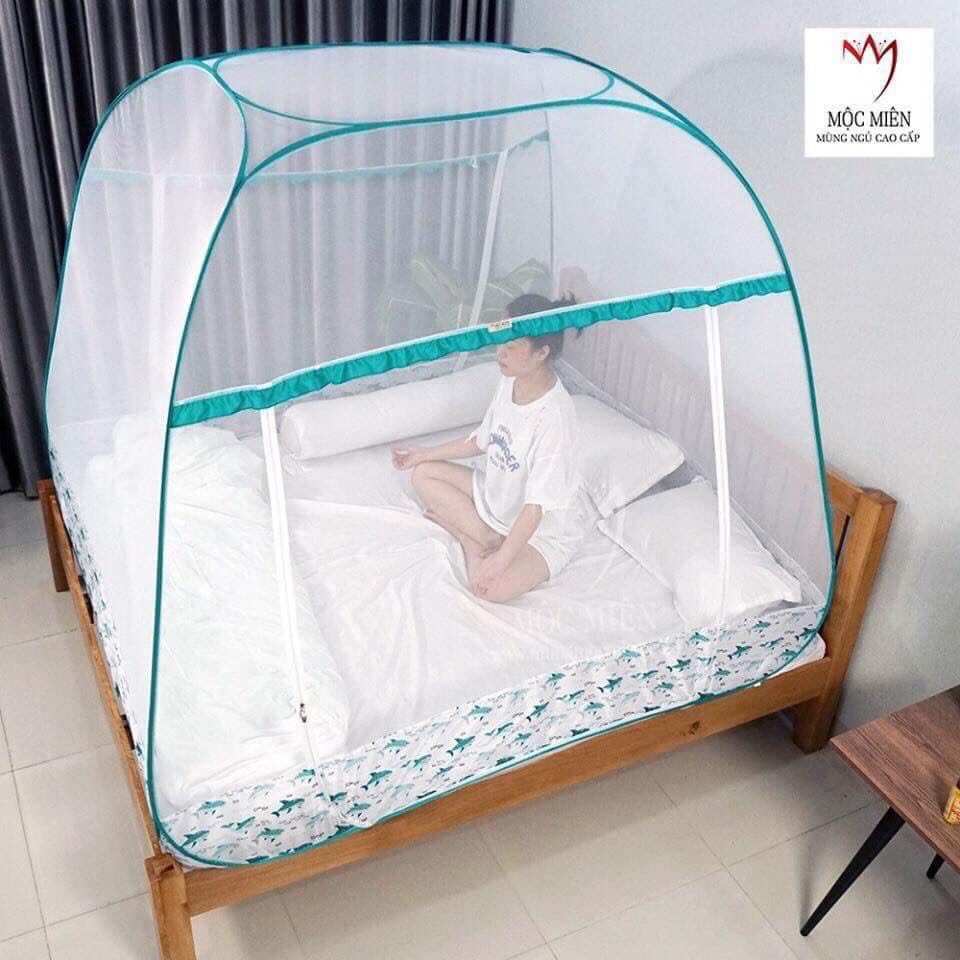 Màn Chụp , Mùng Chụp Cao Cấp Mộc Miên Đỉnh Rộng - Mẫu Cá Mập ( Hà Nội )