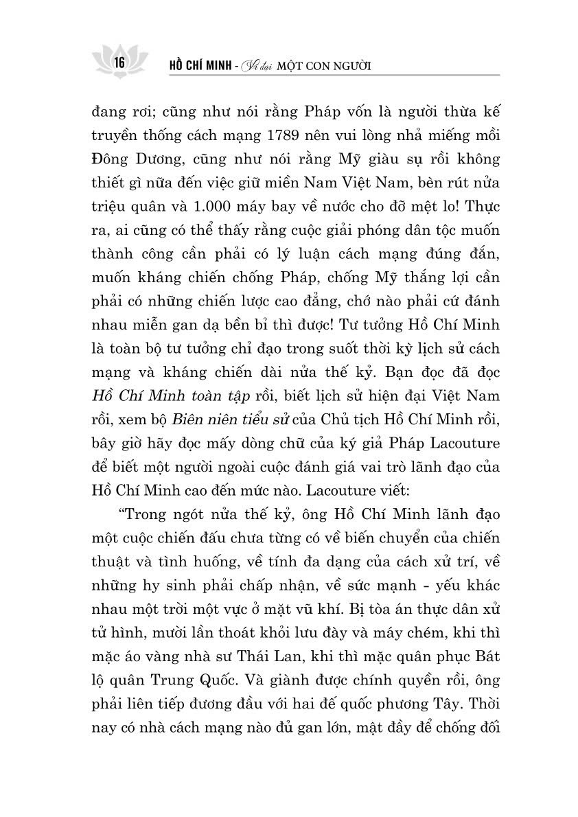 Hồ Chí Minh - Vĩ đại một con người (Tái bản, có chỉnh sửa)