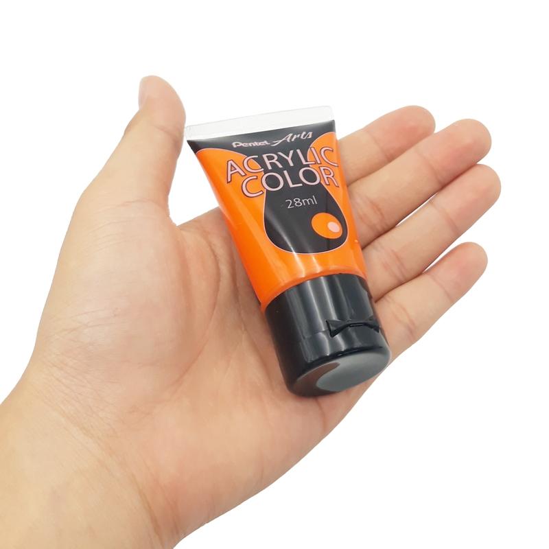 Tuýp Màu Vẽ Acrylic Pentel 28ml WA2-T03 - Orange