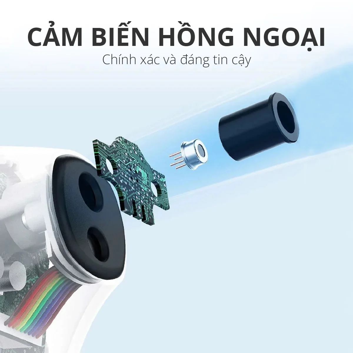 Máy Đo Nhiệt Kế Kachi JXB-315 Cảm Biến Hồng Ngoại có chứng nhận FDA Mỹ