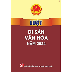 Sách Luật di sản văn hóa năm 2024