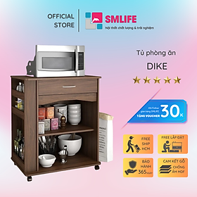 Tủ nhà bếp gia đình bằng gỗ MDF kết cấu chắc chắn SMLIFE Dike