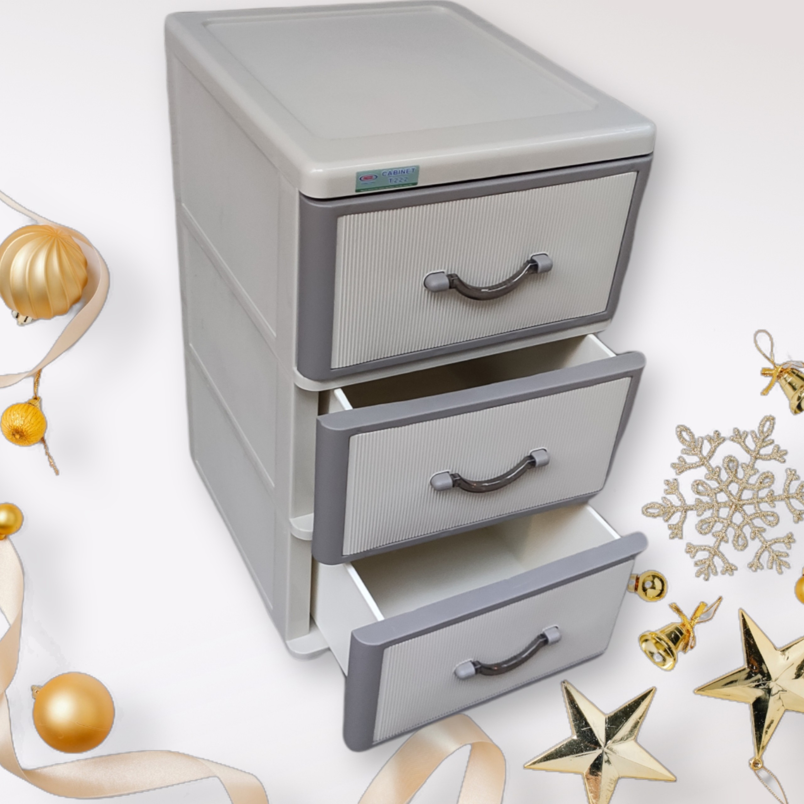 TỦ ĐỰNG QUẦN ÁO T222 – 3 TẦNG MÃ SẢN PHẨM T222 KÍCH THUỚC 40 x 47 x 68 cm