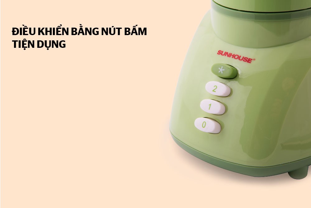 Máy xay sinh tố Sunhouse SHD5112 xanh - Hàng chính hãng