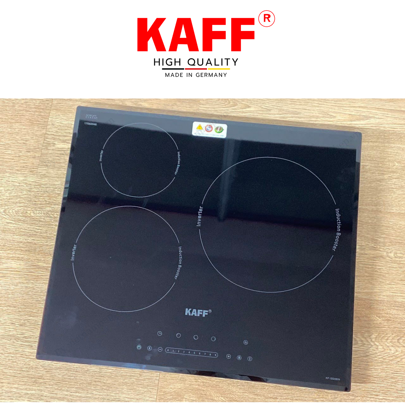Bếp âm đa từ 3 vùng nấu nhập khẩu Germany KAFF KF-SQ38IH -HÀNG CHÍNH HÃNG