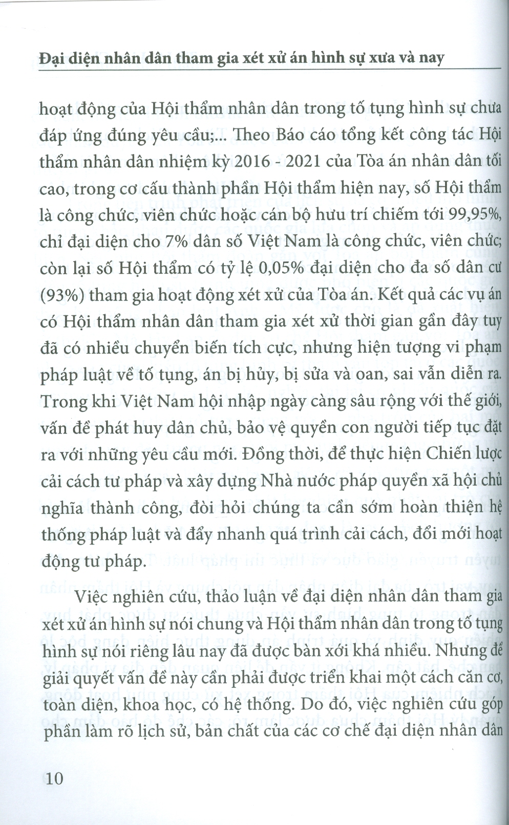 Đại Diện Nhân Dân Tham Gia Xét Xử Án Hình Sự Xưa Và Nay