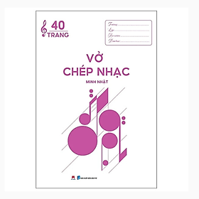 Vở Chép Nhạc 40 Trang (20.5*29.5)  (Huy Hoàng)