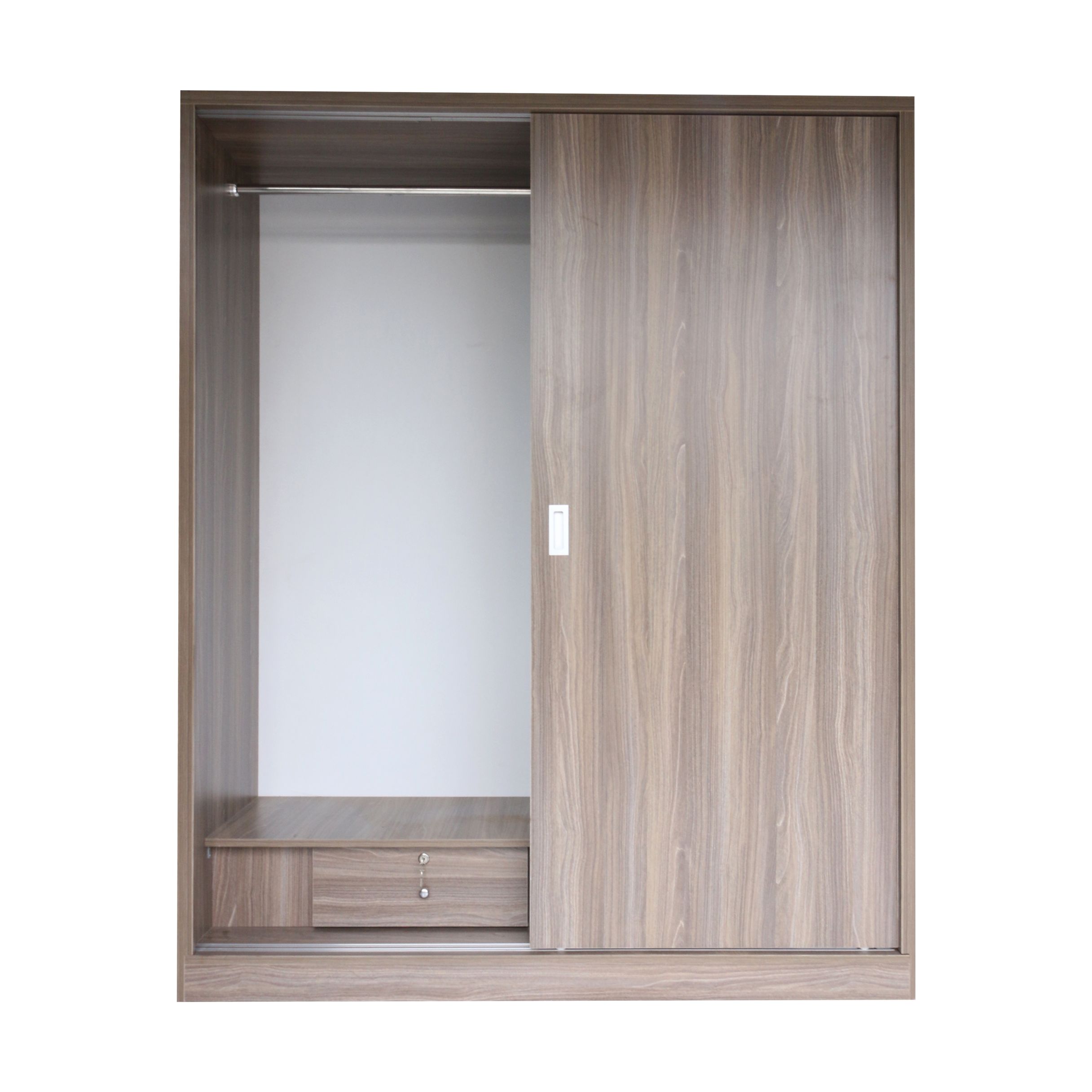 Tủ Áo MDF Phủ Melamine Màu Xám Vân Sọc Viva Cao Cấp Gía Rẻ