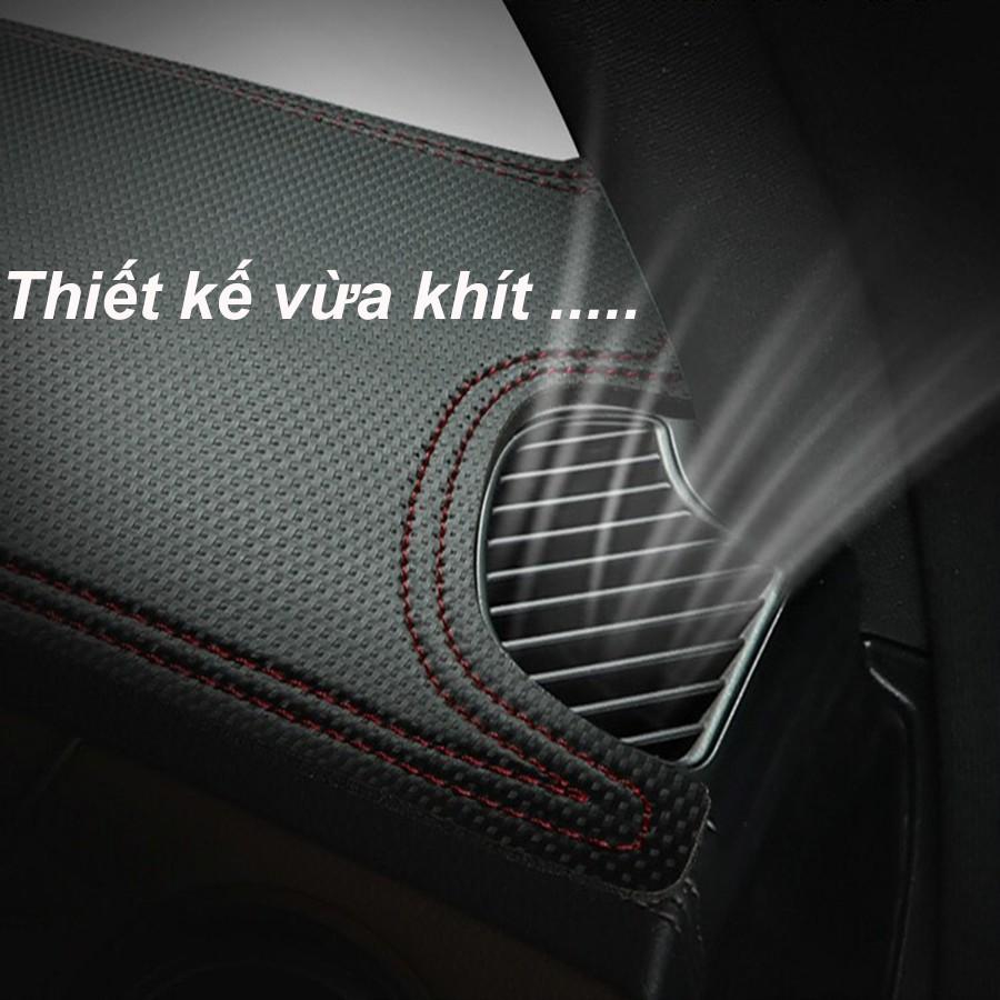 Thảm Taplo Da Carbon Dành Cho Xe Mitsu Attrage 2018 2019 2020 2021