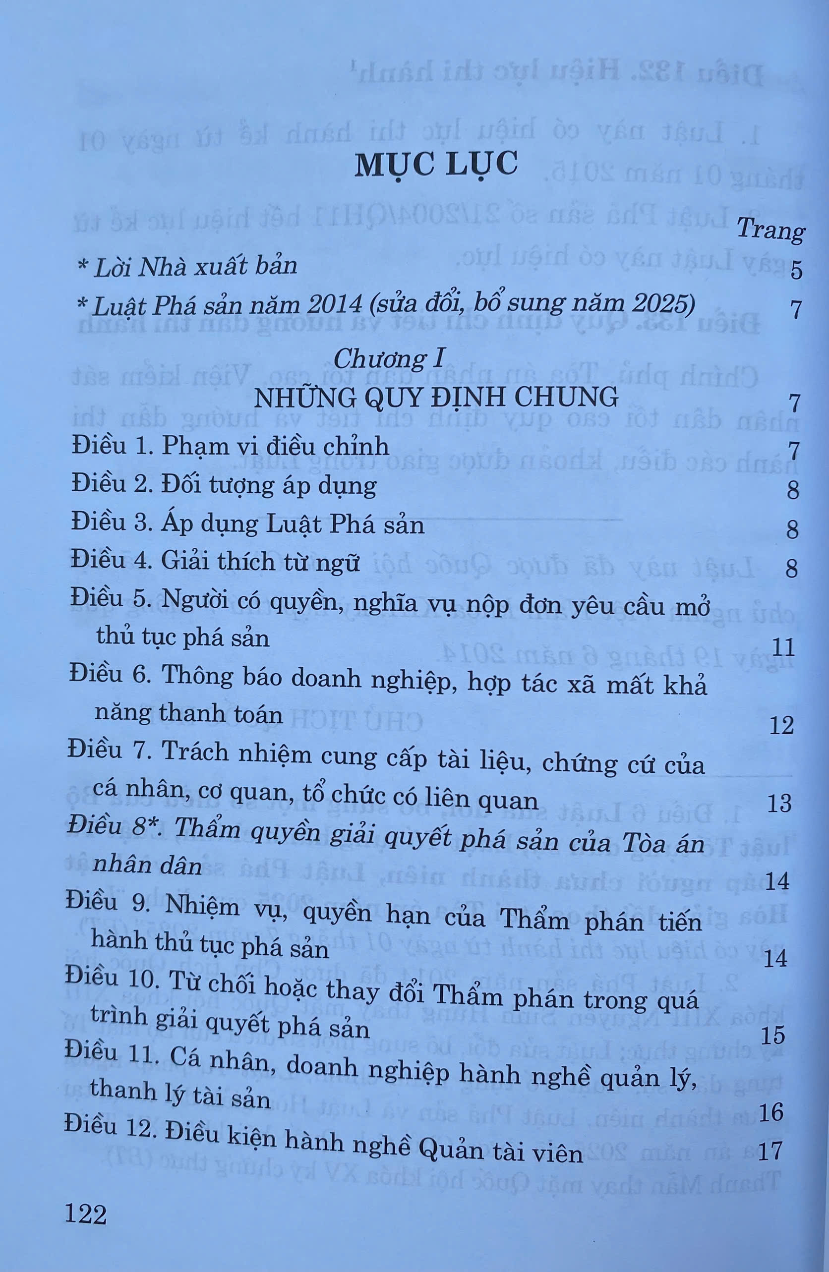 Luật Phá Sản Năm 2014 ( Sửa Đổi, Bổ Sung Năm 2025)