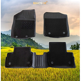 Thảm lót sàn ô tô 2 lớp cao cấp dành cho xe Toyota Raize 2022-nay (sd) nhãn hiệu Macsim chất liệu TPE màu đen