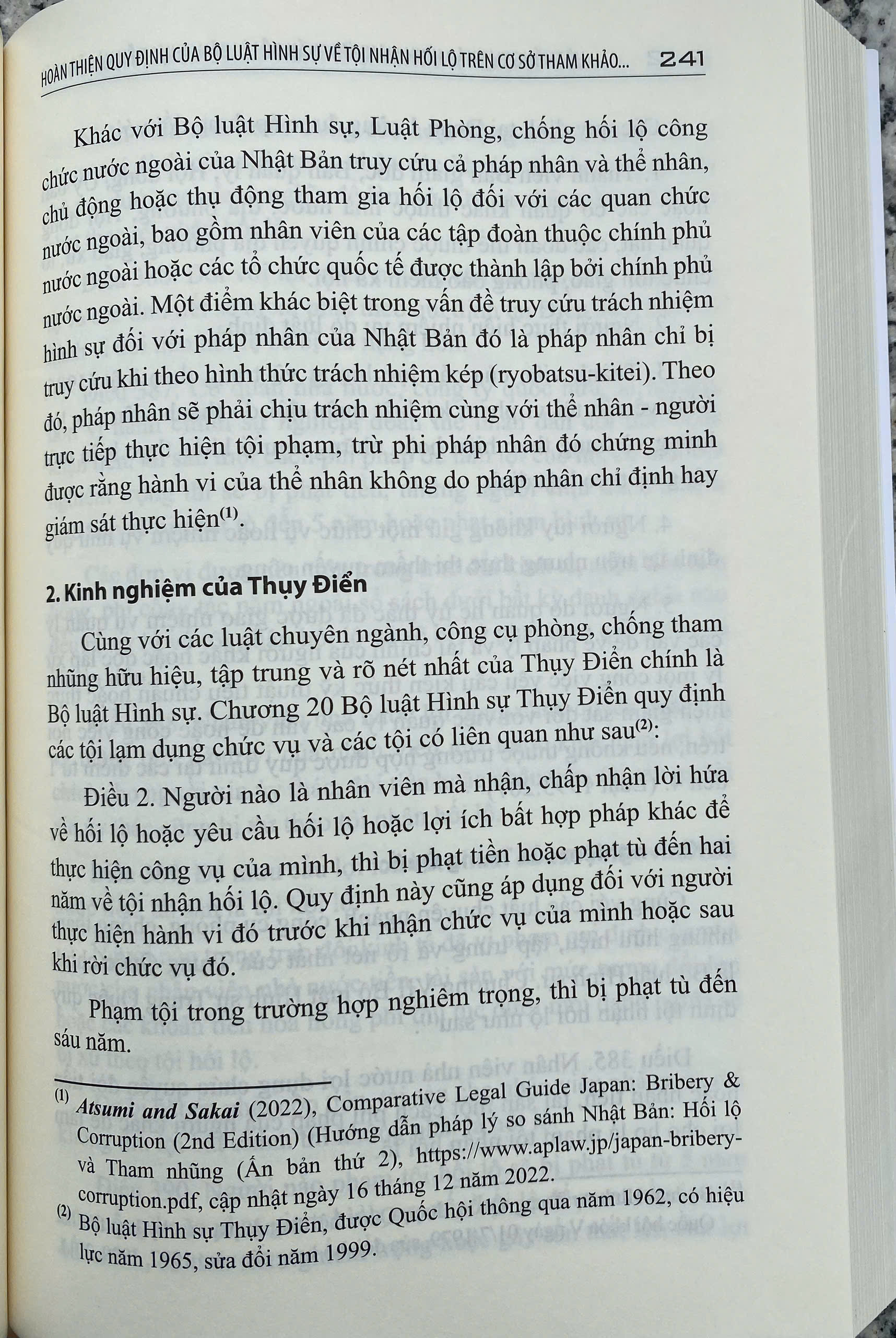 Kỷ Yếu Hội Thảo Khoa Học: Hệ Thống Tư Pháp Hình Sự - Những Vấn Đề Lý Luận, Thực Tiễn Và Lập Pháp