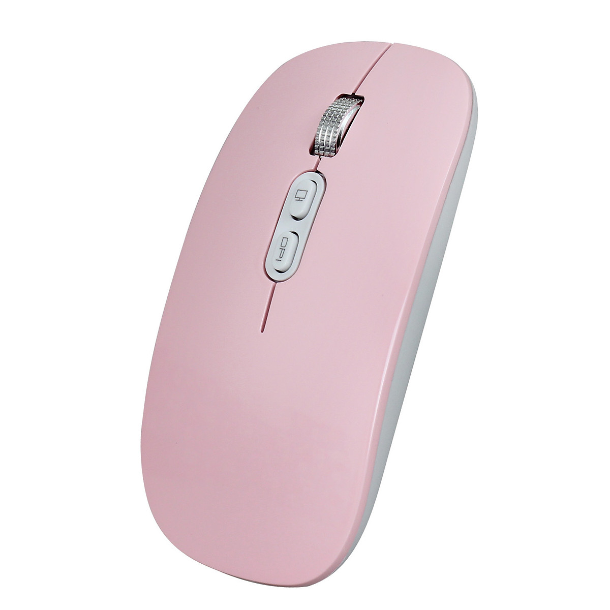 Chuột không dây Pix-link M103 hồng 2.4G sạc điện chống ồn khoảng cách tín hiệu 10m - Hàng chính hãng / Hàng nhập khẩu