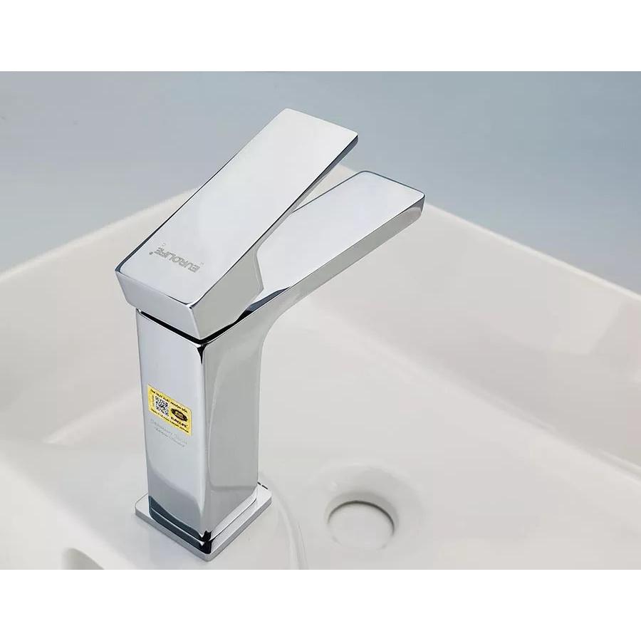 Vòi lavabo nóng lạnh Đồng mạ Chrome Eurolife EL-HAVENT 02 (Trắng bạc)