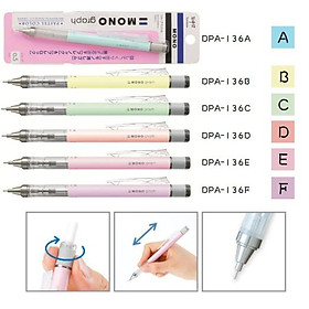 Bút Chì Kim Lắc Màu Pastel Tombow Mono Grap DPA-136 Ngòi 0.5mm