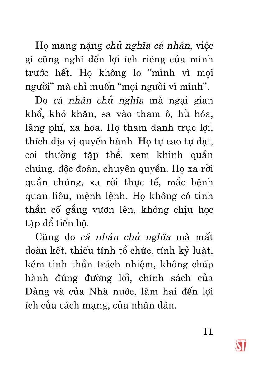 Về Tác Phẩm "Nâng Cao Đạo Đức Cách Mạng, Quét Sạch Chủ Nghĩa Cá Nhân"