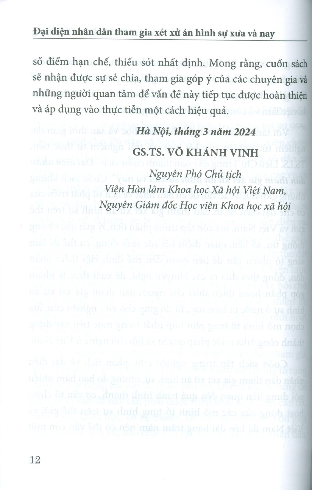 Đại Diện Nhân Dân Tham Gia Xét Xử Án Hình Sự Xưa Và Nay