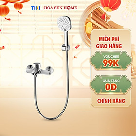Sen dây TUSLO LUXURY S002 chất liệu đồng thau, công nghệ phun khí tân tiến, tiết kiệm nước  - Hoa Sen Home - Hàng chính hãng