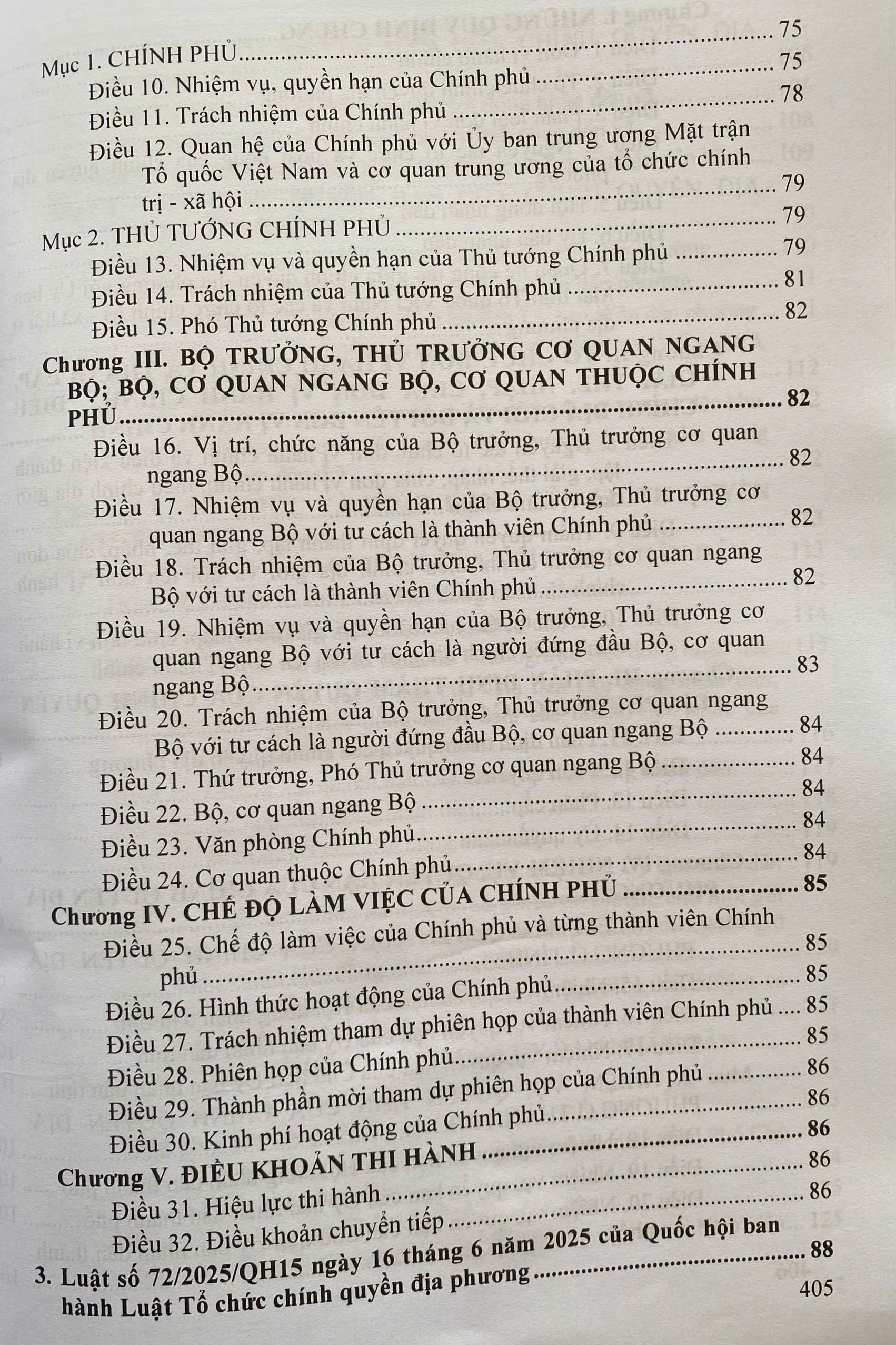 Sách Luật Tổ Chức Chính Quyền Địa Phương, Đơn Vị Hành Chính Cấp Tỉnh Và Danh Sách Đơn Vị Hành Chính Cấp Xã Của 34 Tỉnh, Thành Phố